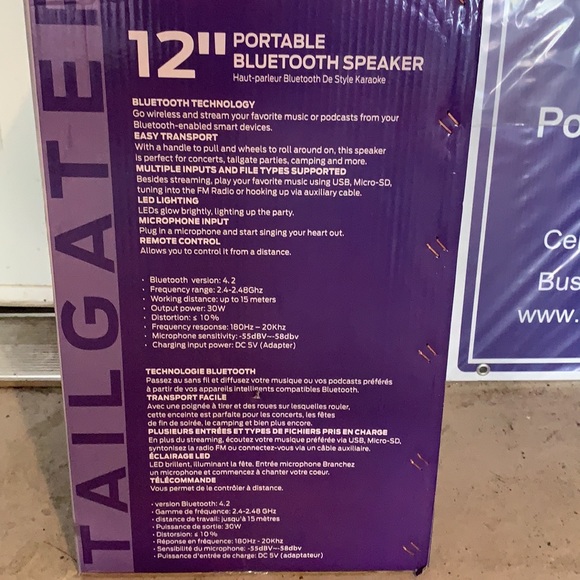 Portable blue tooth speaker - Picture 2 of 3